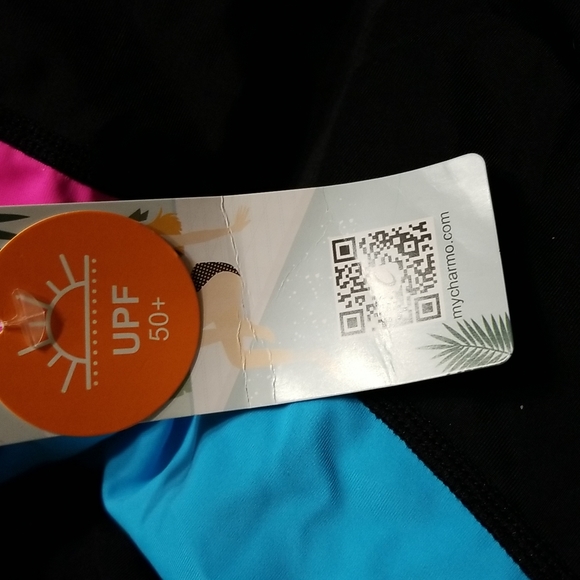 NWT ATHLETIC RACER BACK LINED MOLDED CUPS SWIM  UPF 50 RACER BACK SIZE MED - Picture 8 of 9